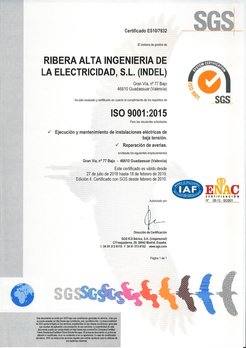 CERTIFICAT ISO 9001